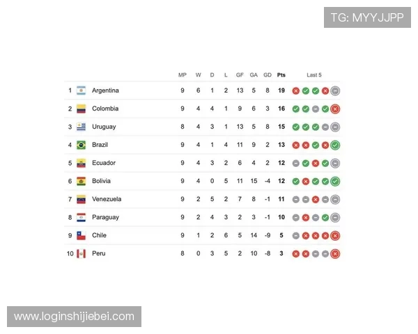 全面解读世界杯南美预选赛出线规则及影响球队晋级的关键因素